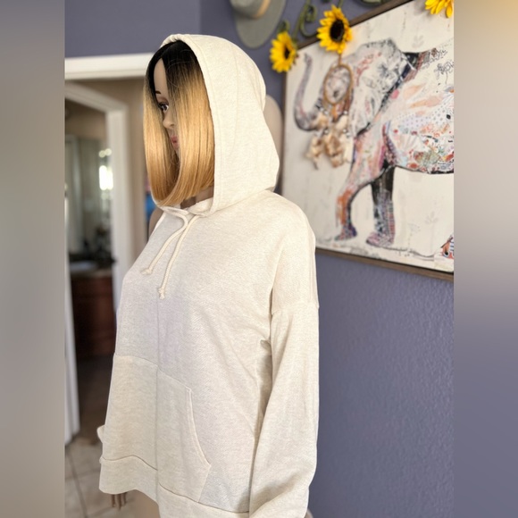 Twenty Second One Sided Open Shoulder Hoodie - Picture 4 of 4